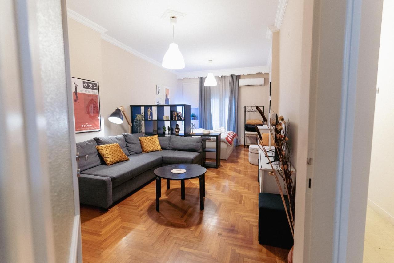 Charming 85Sqm Apartment With Panoramic City-Views Tessalónica Exterior foto