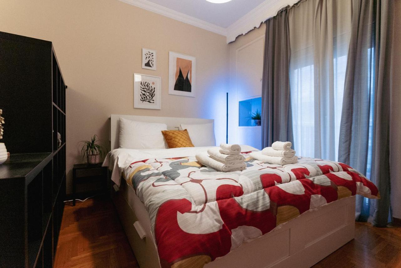 Charming 85Sqm Apartment With Panoramic City-Views Tessalónica Exterior foto